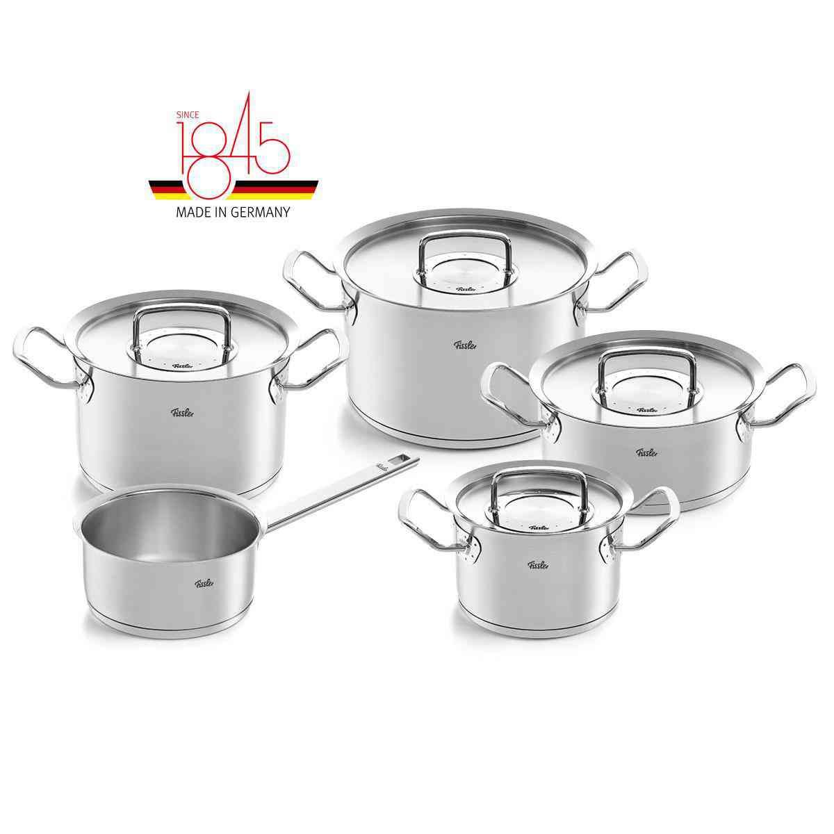 Fissler Profi Collection Set de 9 Ollas tapa acero