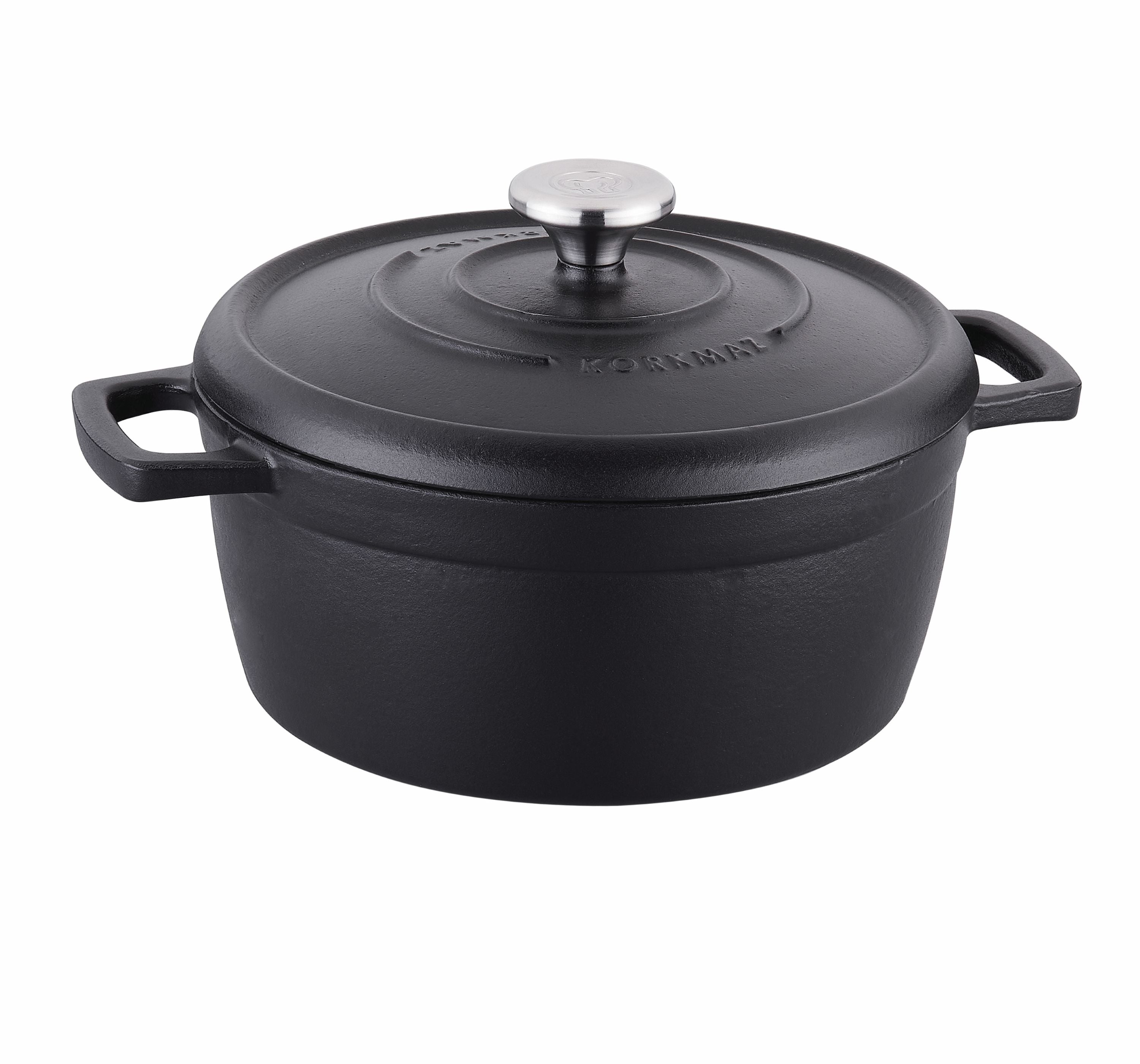 Korkmaz Cacerola de Hierro Fundido