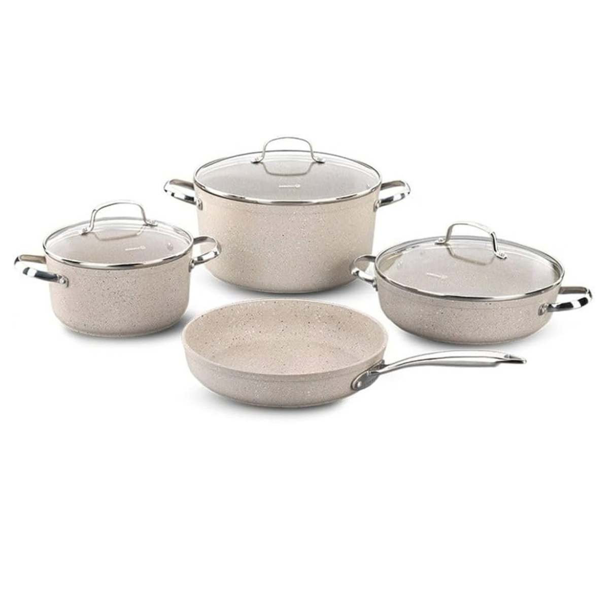 Korkmaz Granita – Set de Cocina de 7 Piezas
