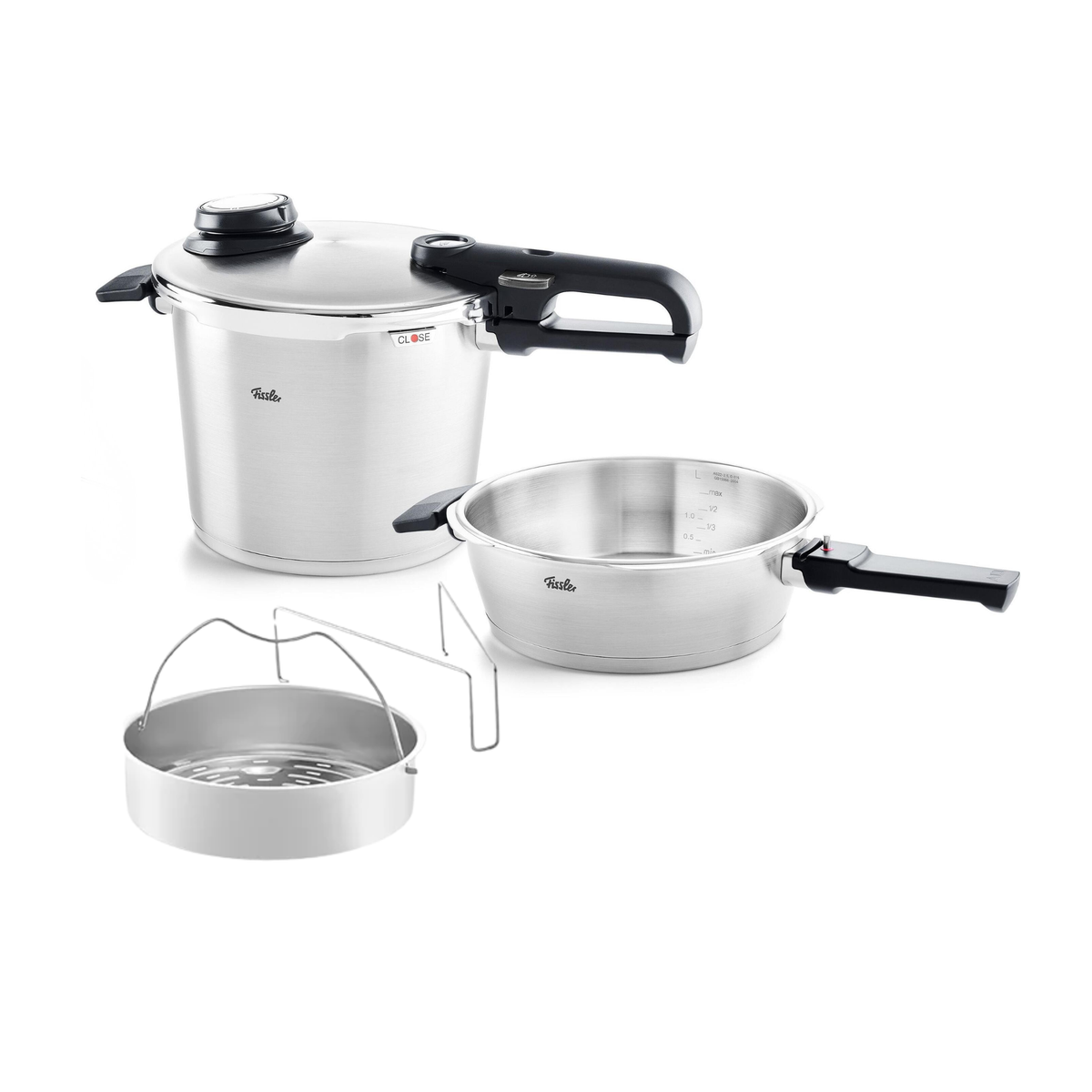 Fissler Set de Olla a Presión Vitavit® Premium, 2.5Lt y 6 Lt