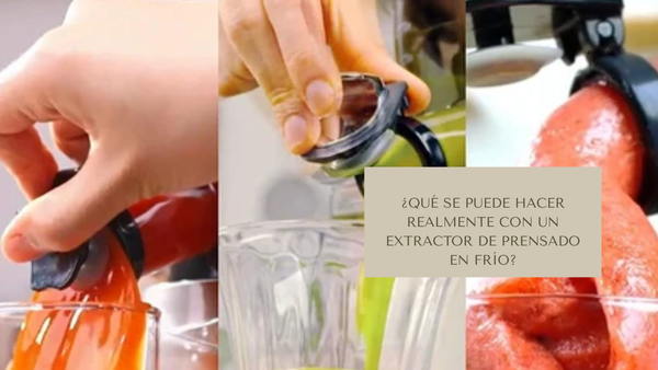¿Qué se puede hacer realmente con un extractor de prensado en frío?