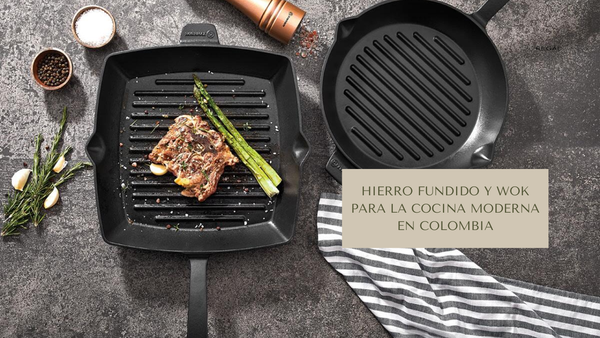 Hierro fundido y wok para la cocina moderna en Colombia