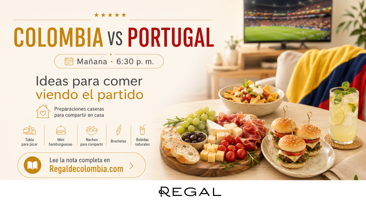 Colombia vs. Portugal: las mejores comidas fáciles para compartir durante el partido del Mundial