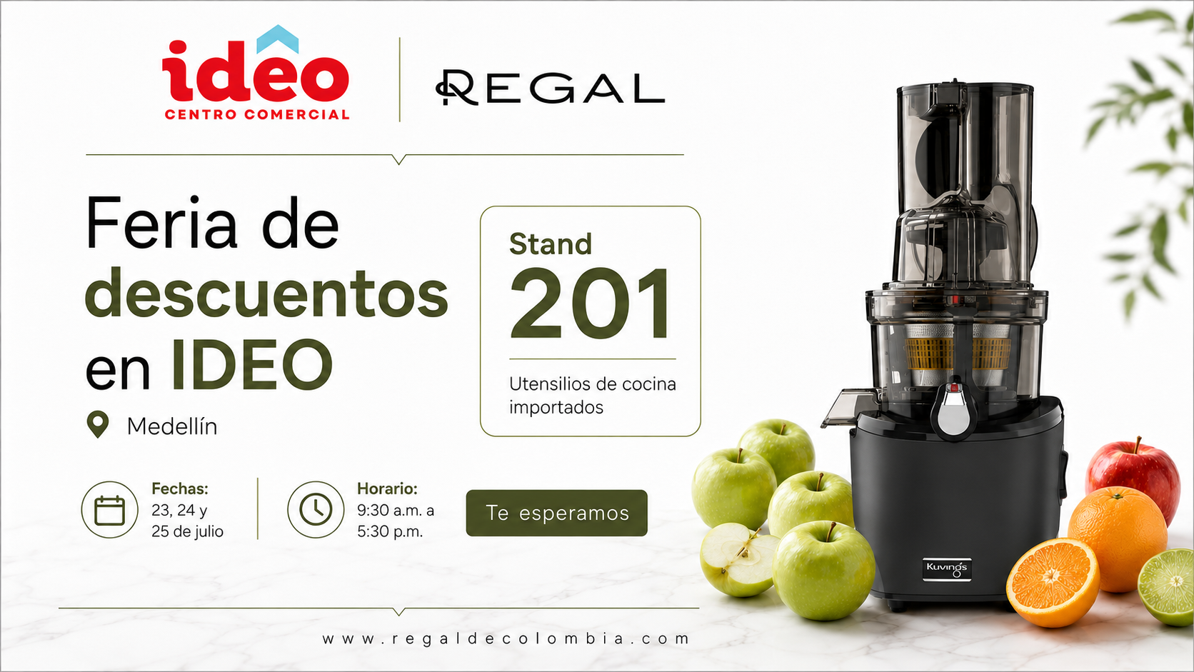 Ideo Outlet 2026: tres días para renovar tu cocina con oportunidades especiales en Regal Medellín